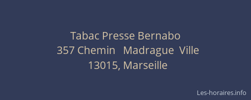 Tabac Presse Bernabo