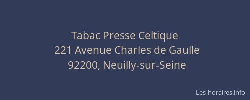 Tabac Presse Celtique