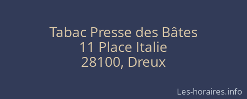 Tabac Presse des Bâtes