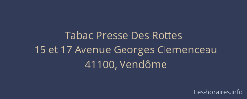 Tabac Presse Des Rottes