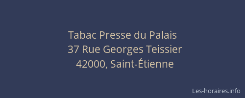 Tabac Presse du Palais