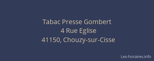 Tabac Presse Gombert