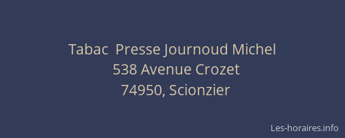 Tabac  Presse Journoud Michel