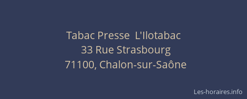 Tabac Presse  L'Ilotabac