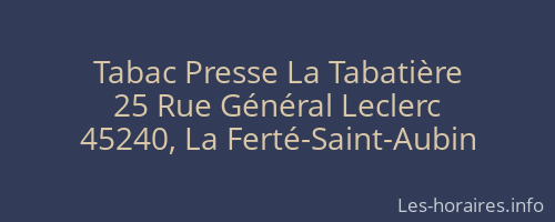 Tabac Presse La Tabatière