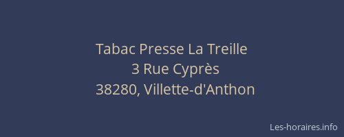 Tabac Presse La Treille