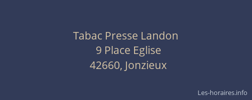 Tabac Presse Landon
