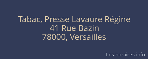 Tabac, Presse Lavaure Régine