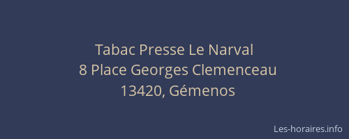 Tabac Presse Le Narval