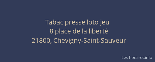 Tabac presse loto jeu