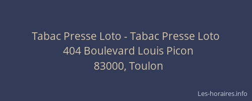 Tabac Presse Loto - Tabac Presse Loto