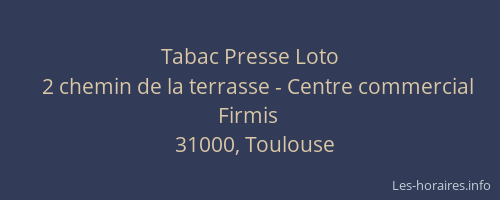 Tabac Presse Loto