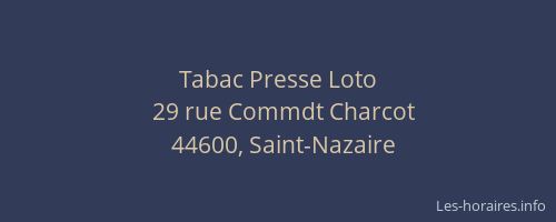 Tabac Presse Loto