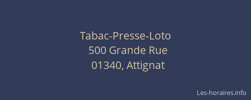 Tabac-Presse-Loto