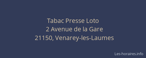 Tabac Presse Loto