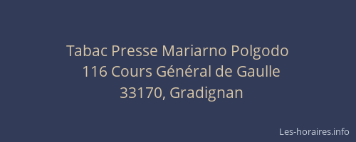 Tabac Presse Mariarno Polgodo
