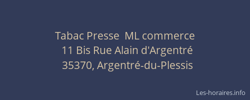 Tabac Presse  ML commerce
