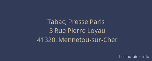 Tabac, Presse Paris
