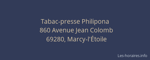 Tabac-presse Philipona