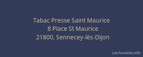 Tabac Presse Saint Maurice