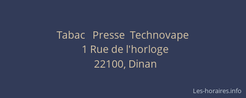 Tabac   Presse  Technovape