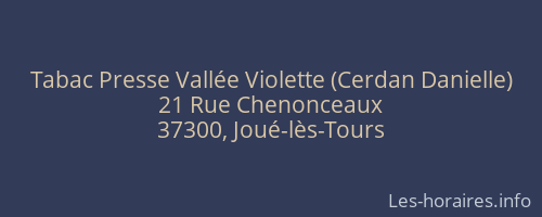 Tabac Presse Vallée Violette (Cerdan Danielle)