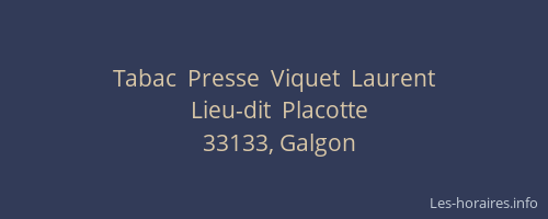 Tabac  Presse  Viquet  Laurent