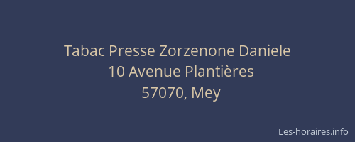Tabac Presse Zorzenone Daniele
