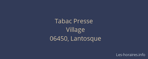 Tabac Presse