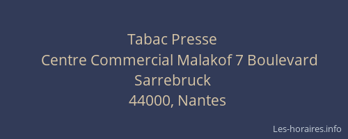 Tabac Presse 