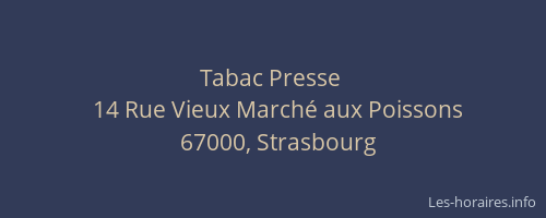 Tabac Presse 