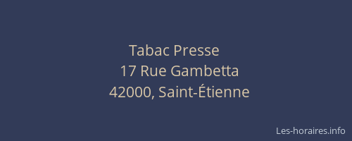 Tabac Presse 