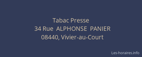 Tabac Presse