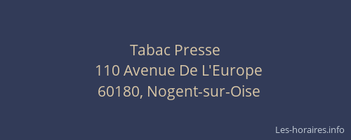 Tabac Presse