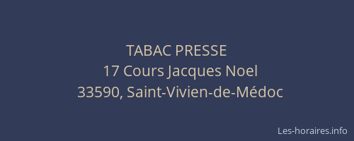 TABAC PRESSE