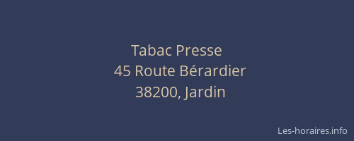Tabac Presse