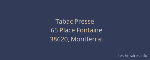 Tabac Presse