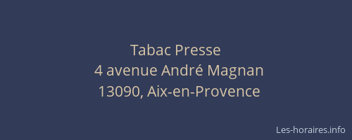 Tabac Presse