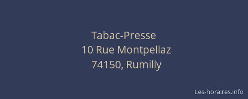 Tabac-Presse