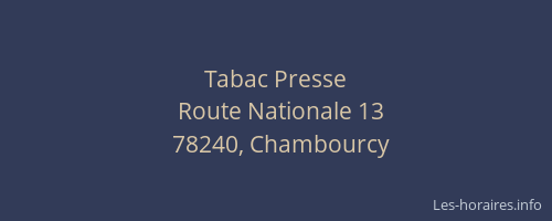 Tabac Presse
