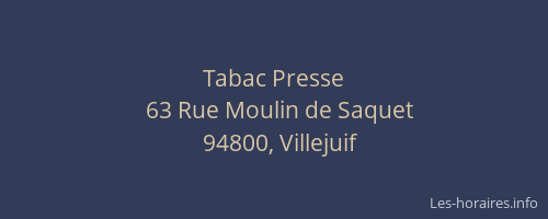 Tabac Presse