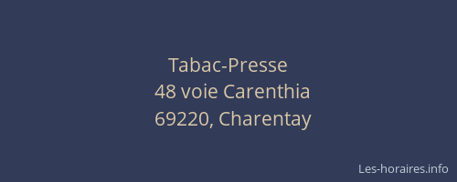 Tabac-Presse