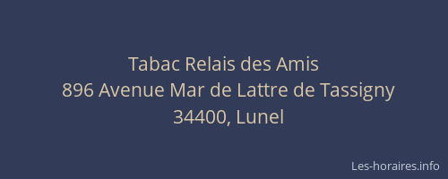 Tabac Relais des Amis