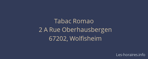 Tabac Romao