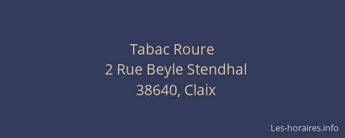 Tabac Roure