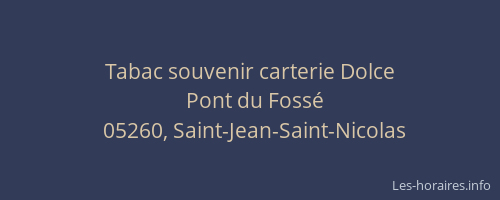 Tabac souvenir carterie Dolce