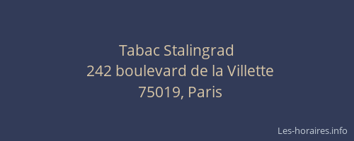 Tabac Stalingrad