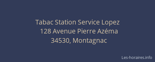 Tabac Station Service Lopez