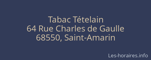 Tabac Tételain