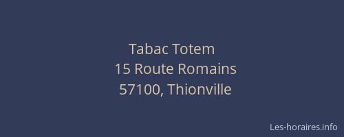 Tabac Totem